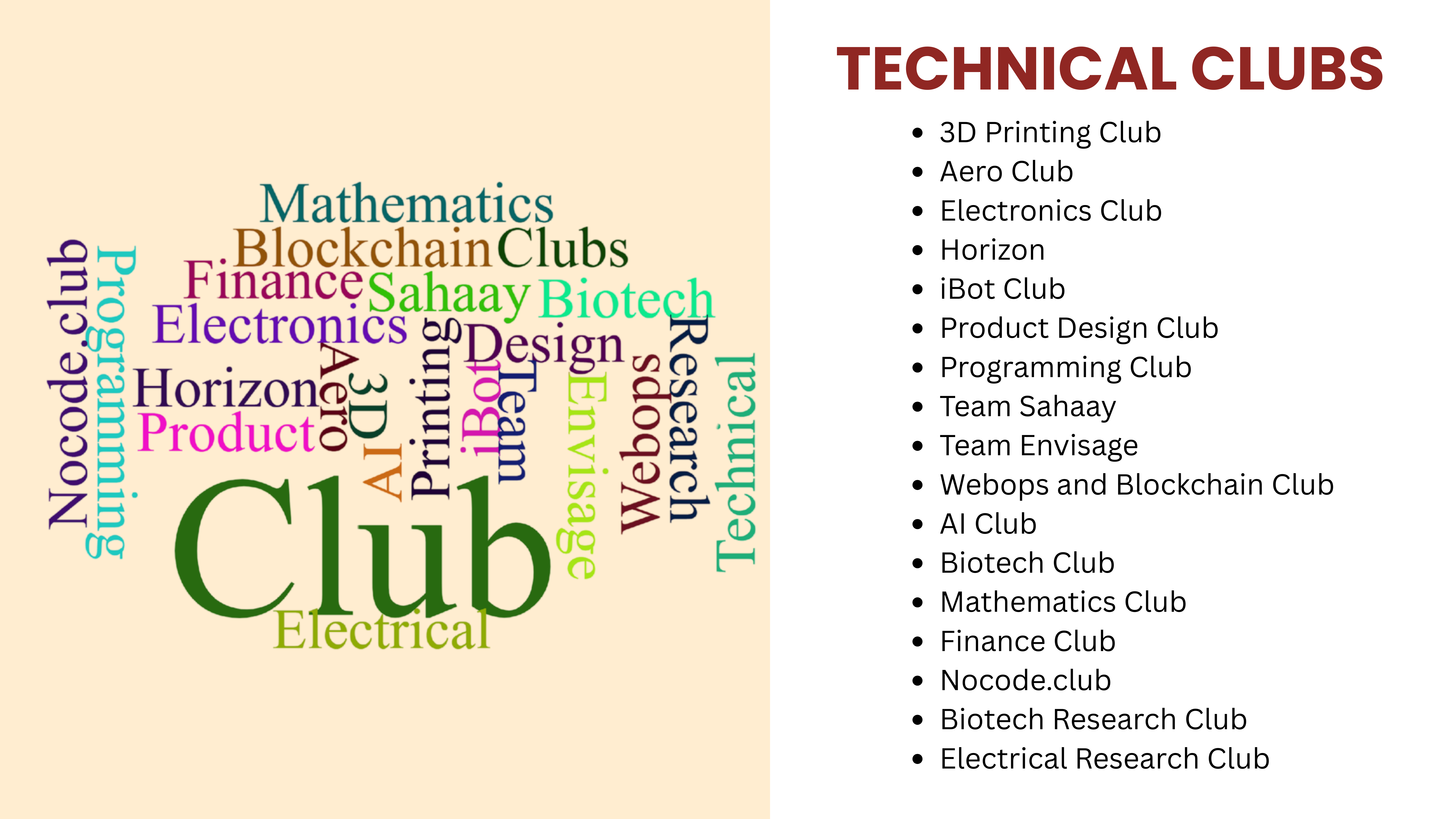Technical Clubs and Events